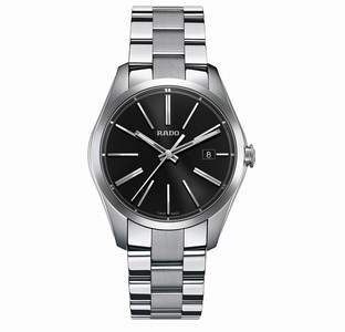 Rado Hyperchrome Quartz Black Dial Date Stainless Steel Watch#R32297153 (Men Watch)