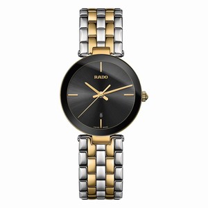 Rado Quartz Analog Date Two Tone Stainless Steel Watch #R48871153 (Women Watch)