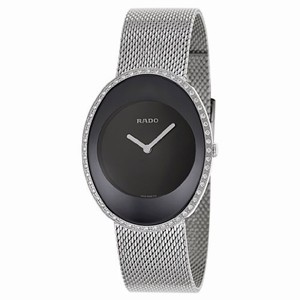 Rado Esenza Quartz Analog Diamond Bezel Stainless Steel Mesh Watch# R53761153 (Women Watch)