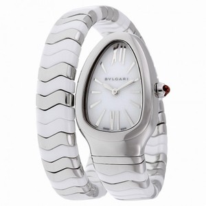 Bvlgari Serpenti Quartz Analog Stainless Steel Watch #SP35WSWCS.1T (Women Watch)