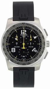 Tissot T-Sport PRS 330 Quartz Chronograph Black Rubber Watch #T036.417.17.057.00 (Men Watch)