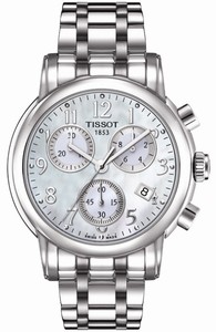 Tissot Classic Quartz Chronograph Date Mother of Pearl Watch # T050.217.11.112.00 (Women Watch)