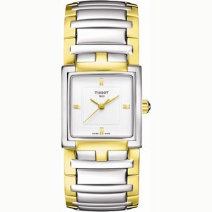 Tissot T-Trend T-Evocation Two Tone Stainless Steel Quartz # T051.310.22.031.00 (Women Watch)