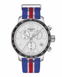 Tissot Quickster NBA Philadelphia 76ers Chronograph Date Nylon Watch # T095.417.17.037.18 (Men Watch)