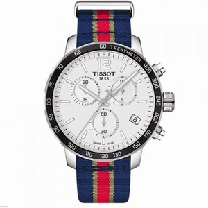 Tissot Quickster NBA New Orleans Pelicans Chronograph Date Nylon Watch # T095.417.17.037.21 (Men Watch)