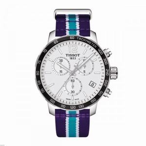 Tissot Quickster NBA Charlotte Hornets Chronograph Date Nylon Watch # T095.417.17.037.30 (Men Watch)