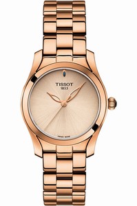 Tissot Quartz Analog Rose Gold Tone Stainless Steel Watch #T112.210.33.451.00 (Women Watch)