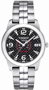 Tissot T-Classic Battery Operated Quartz Brushed Stainless Steel Black Dial Brushed Stainless Steel Band Watch #T34.1.881.92 (Men Watch)
