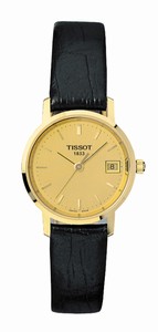 Tissot T-Gold Quartz 18ct Gold Date Watch# T71.3.114.21 (Women Watch)