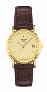 Tissot T-Gold Quartz 18ct Gold Date Watch# T71.3.129.21 (Women Watch)