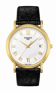 Tissot T-Gold Quartz 18ct Gold Date Roman Watch# T71.3.429.13 (Men Watch)