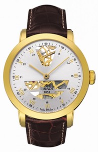 Tissot T-Gold Mechanical Hand-wind Sculpture Line Watch # T71.3.471.33 (Men Watch)