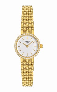 Tissot T-Gold Quartz Analog 18ct Gold and Diamond Watch# T74.3.112.11 (Women Watch)
