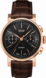 Tissot T-Gold Heritage 2009 Automatic 18ct Rose Gold Watch# T904.432.76.051.00 (Men Watch)