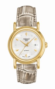 Tissot T-Gold Carson Automatic Analog 18ct Gold Watch# T907.007.16.106.00 (Women Watch)