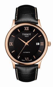 Tissot T-Gold Automatic Analog Index Roman Black Watch# T914.407.76.058.00 (Men Watch)