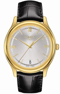 Tissot FascinationQuartz Analog Date 18k Yellow Gold Case Black Leather Watch # T924.410.16.038.00 (Men Watch)