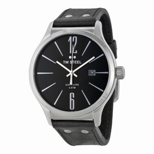 TW Steel Black Quartz Watch #TW1300 (Men Watch)