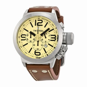 TW Steel Cream Quartz Watch #TW5R (Men Watch)