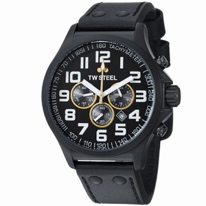 Tw Steel Quartz Chronograph Date 45mm Pilot Watch #TW677R (Men Watch)