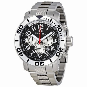 TW Steel Black Quartz Watch #TW70 (Men Watch)