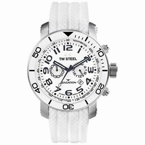 Tw Steel Quartz Chronograph Date 45mm Canteen Watch #TW834 (Men Watch)