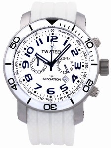 Tw Steel Quartz Chronograph Date 48mm Canteen Watch #TW835 (Men Watch)