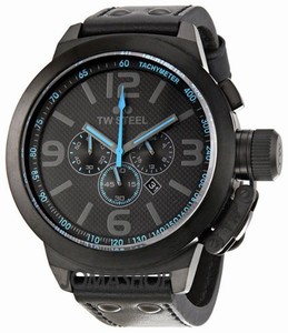 Tw Steel Quartz Chronograph Date 50mm Canteen Watch #TW905 (Men Watch)