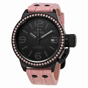 TW Steel Black Quartz Watch #TW911 (Women Watch)