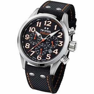 TW Steel Black Dial Canvas Band Watch #TW963 (Men Watch)