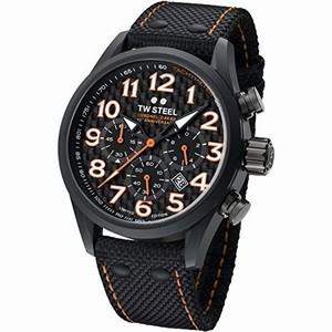 TW Steel Black Dial Canvas Band Watch #TW964 (Men Watch)