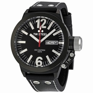 TW Steel Black Quartz Watch # TWSCE1031 (Men Watch)