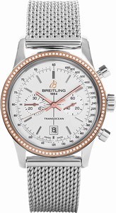 Breitling Swiss automatic Dial color Silver Watch # U4131053/G757-171A (Men Watch)