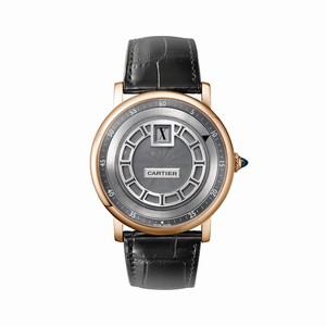 Cartier Hand Wind Dial Color Grey Guilloche Watch #W1553751 (Men Watch)