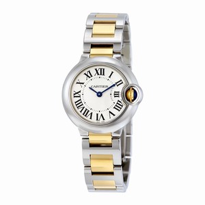 Cartier Quartz Dial color Silver Watch # W2BB0010 (Men Watch)