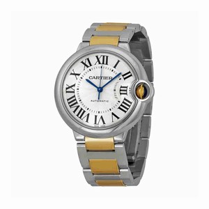 Cartier Automatic Dial color Silver Watch # W2BB0012 (Men Watch)