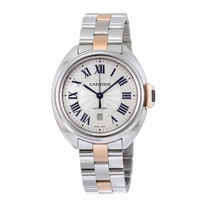 Cartier Swiss automatic Dial color Silver Watch # W2CL0004 (Women Watch)