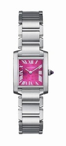 Cartier Swiss quartz Dial color Red Watch # W51030Q3 (Women Watch)