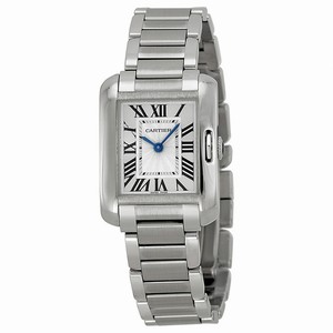 Cartier Quartz Roman Numerals Dial Stainless Steel Watch # W5310022 (Women Watch)