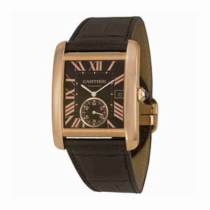 Cartier Hand Wind Dial Color Brown Watch #W5330002 (Men Watch)