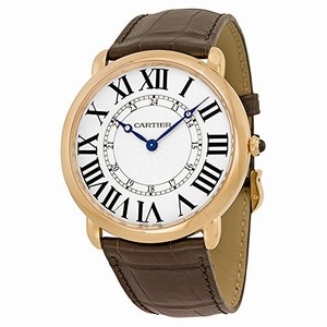 Cartier Automatic Dial color Silvered flinque Watch # W6801004 (Men Watch)