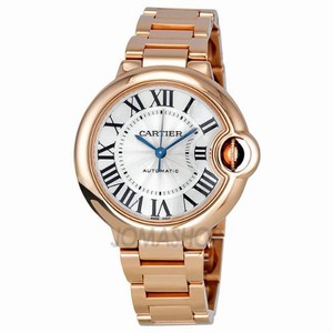Cartier Automatic 18kt Rose Gold Silver Dial 18kt Rose Gold Polished Band Watch #W6920068 ( Watch)