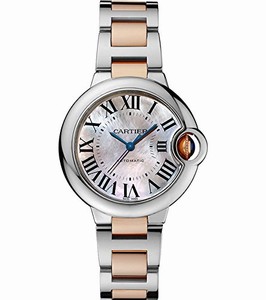 Cartier Automatic Self Wind Dial color Pink Mother Of Pearl Watch # W6920098 (Women Watch)