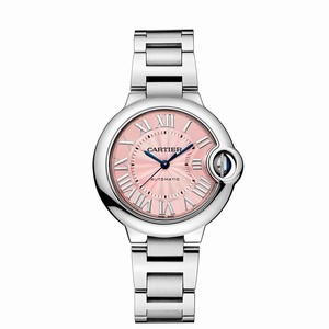 Cartier Swiss Automatic Dial Color Pink Watch #W6920100 (Women Watch)