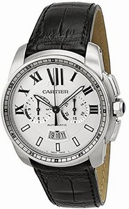 Cartier Swiss automatic Dial color Silver Watch # W7100046 (Men Watch)