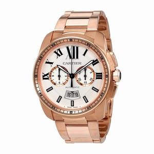 Cartier Automatic Dial color Silver Watch # W7100047 (Men Watch)