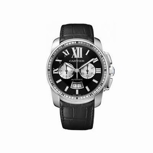 Cartier Automatic self wind Dial color Black Watch # W7100060 (Men Watch)