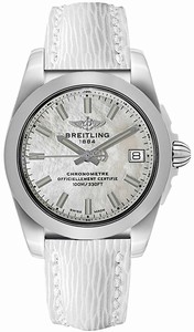 Breitling Swiss quartz Dial color White Mother of Pearl Watch # W7433012/A779-236X (Women Watch)