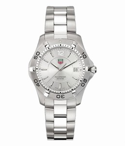 TAG Heuer Aquaracer Quartz Silver Dial Date Stainless Steel Watch # WAF1112.BA0801 (Men Watch)