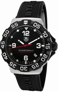 TAG Heuer Formula 1 Quartz Analog Date Black Rubber Watch #WAH1110.FT6024 (Men Watch)